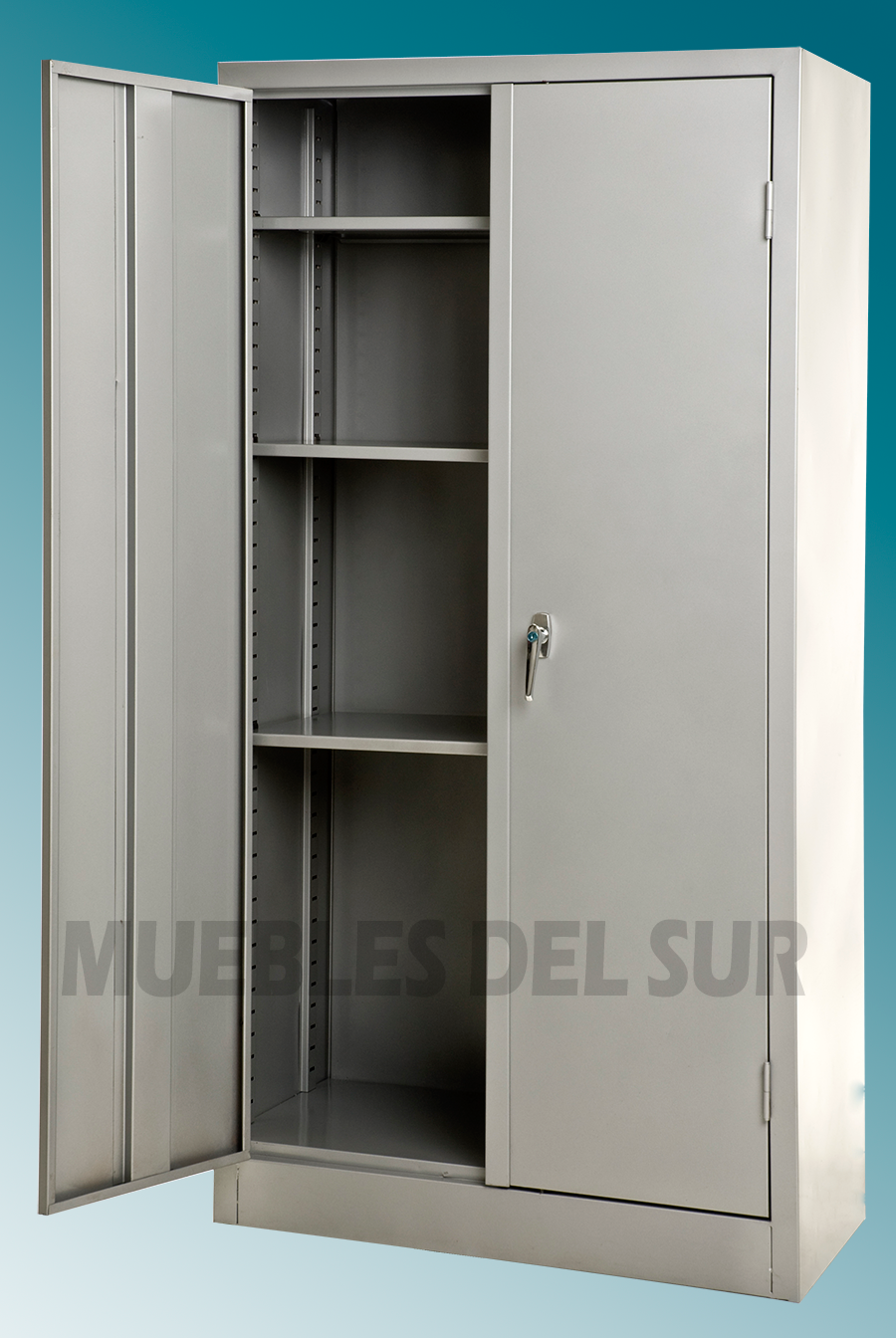 ▷ Armario Metálico Puertas de Colores y Llave de Megablok - Muebles Montiel